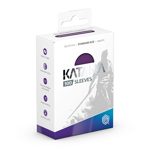 Katana Sleeves - Standard Size -  Iris Bloom 100 Pack