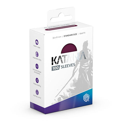 Katana Sleeves - Standard Size - Radiant Plum 100 Pack